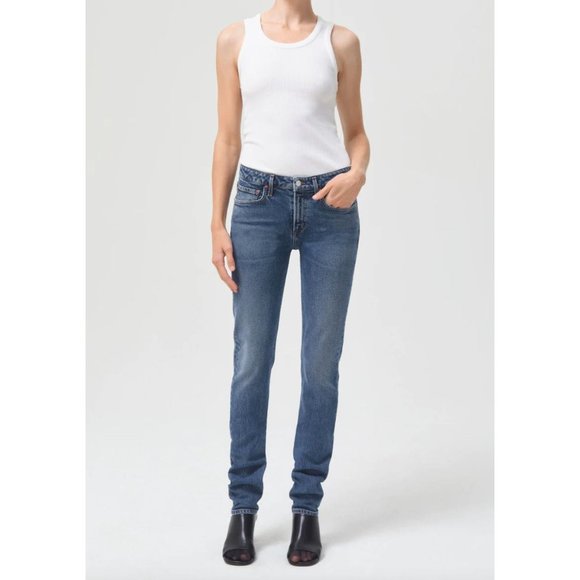 Agolde Devon Low Rise Stacked Stovepipe Jeans Size 31 in Prophecy